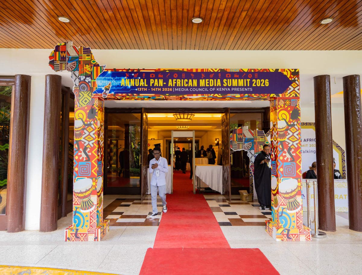 Exhibition booth photography under marquee