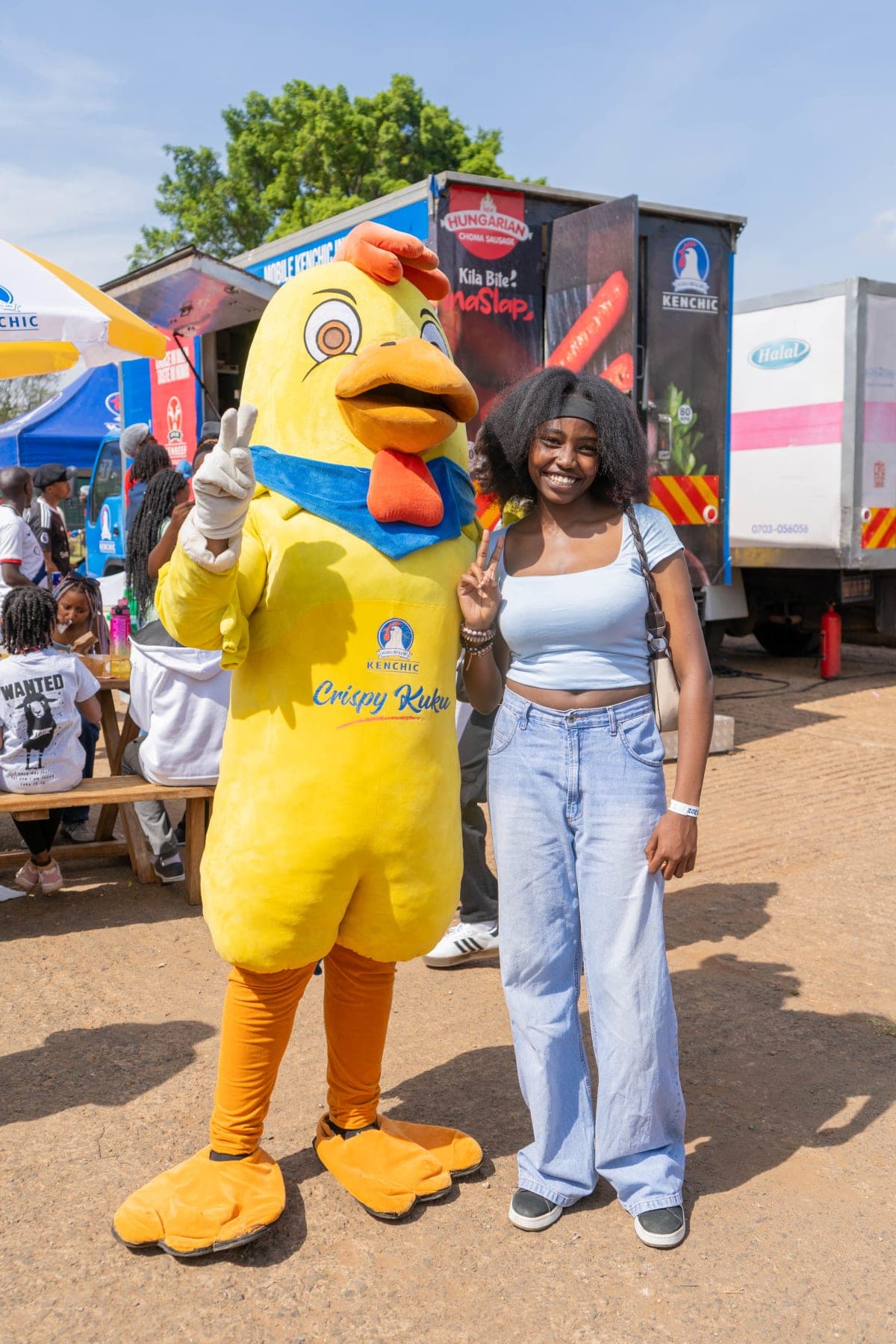 Portrait from outdoor promotional event
